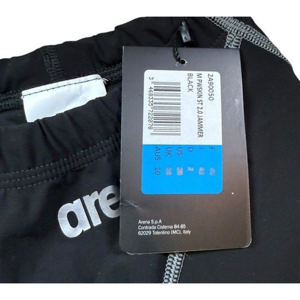 Arena Power Skin St 2.0 Jammer Mens Size 28 Black Swimsuit Competitive Racing - Picture 3 of 8